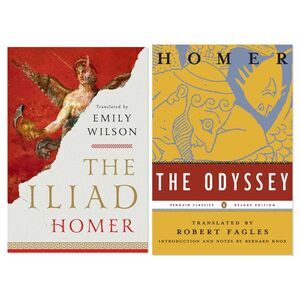 Epic Poetry Classics 2-Book Complete Bundle Set - Homer's Iliad & Odyssey